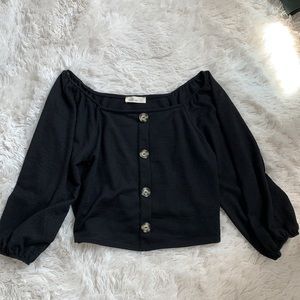 Black boutique shirt